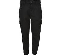 Urban Classics Mädchen Girls High Waist Cargo Pants Hose, Black, 134/140