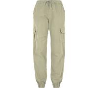 Urban Classics Ladies High Waist Cargo Jogging Pants Frauen in Gr. L in Olive