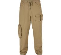 Cargohose URBAN CLASSICS "Urban Classics Herren Asymetric Pants", Herren, Gr. 36, Normalgrößen, unionbeige, 100% Baumwolle, unifarben, relaxed fit, Hosen Cargohose (97176348-36) unionbeige