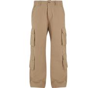 Urban Classics Cargohose Double Cargohose Herren Regular Fit Beige Größe 44
