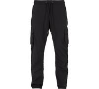 Urban Classics Herren Hose Straight Leg Nylon Cargo Pants Black M