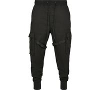Urban Classics Herren Sweat-Hose Tactical Trouser TB3487 Schwarz S