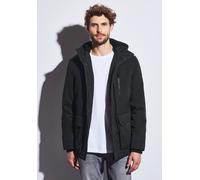 Cargojacke STREET ONE MEN, Herren, Gr. L (42), brilliant schwarz, Web, Obermaterial: 53% Polyester, 37% Baumwolle, 10% Nylon; Futter: 100% Polyester, unifarben, comfort fit normal, ohne Ausschnitt, Bü