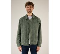 Cargojacke STREET ONE MEN, Herren, Gr. S (38), grün (deep olive grün), Web, Obermaterial: 100% Baumwolle. Futter: 100% Baumwolle, gemustert, normal hüftbedeckend, V-Ausschnitt, gerader Abschluss, Jack