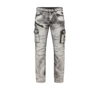 Cargojeans CIPO & BAXX "Cipo & Baxx Jeanshose CD679", Herren, Gr. W38/L34, Länge 34, grau (anthrazit), Casual, regular fit, Jeans, mit Denim-Optik (94801638-38) anthrazit
