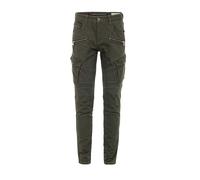 Cargojeans CIPO & BAXX "Jeans", Herren, Gr. 42, Länge 34, grün (khaki), 79% Baumwolle, 19% Polyester, 2% Elasthan, unifarben, slim fit lang, Jeans, im angesagten Biker-Stil, CD-424 (32246032-42) khaki