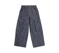 Cargojeans G-STAR "Cargo Summer Hose", Damen, Gr. 29, Länge 30, grau (rinsed), Obermaterial: 100% Baumwolle, Jeans (73241838-29) rinsed