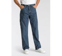 Cargojeans LEVI'S "568 STAY LOOSE CARPENTER", Herren, Gr. 31, Länge 32, blau (safe in charm), Denim/Jeans, Obermaterial: 100% Baumwolle, loose fit, Jeans Cargojeans (95335500-31)
