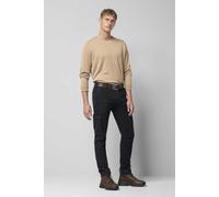Cargojeans MEYER "M5 Cargo", Herren, Gr. 34, Länge 32, blau (marine), 76% Baumwolle, 20% Lyocell, 4% Elasthan, unifarben, slim fit lang, Jeans, im unifarbenen Design (59795036-34) marine