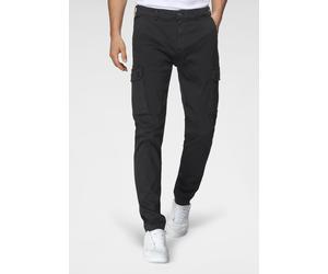 Cargojeans REPLAY "JAAN Hyperflex", Herren, Gr. 28, Länge 32, schwarz, Denim/Jeans, Obermaterial: 88% Baumwolle, 7% Polyester, 5% Elasthan, unifarben, slim fit lang, Jeans Cargojeans (46739626-28)