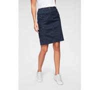 Cargorock ANISTON CASUAL, Damen, Gr. 38, blau (marine), Web, Obermaterial: 97% Baumwolle, 3% Elasthan, figurumspielend kniefrei, Röcke Cargorock, mit figurfreundlichen Teilungsnähten (16848817-38) mar