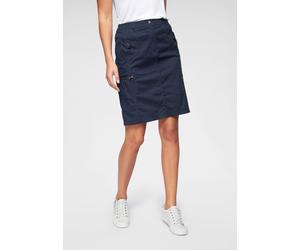 Cargorock ANISTON CASUAL, Damen, Gr. 42, blau (marine), Web, Obermaterial: 97% Baumwolle, 3% Elasthan, figurumspielend kniefrei, Röcke Cargorock, mit figurfreundlichen Teilungsnähten (16848817-42) mar