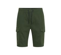 Cargoshorts 11 PROJECT "Cargoshorts PRGarikko", Herren, Gr. L, N-Gr, grün (schwarz forest), Obermaterial: 98% Baumwolle CO. 2% Elasthan EL., Hosen (54714719-L) schwarz forest