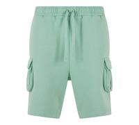 Cargoshorts 2Y STUDIOS "2Y Studios Herren 2Y Basic Cargo Shorts", Herren, Gr. L, US-Größen, grün, 70% Baumwolle, 30% Polyester, unifarben, loose fit, Hosen (35091055-L) grün