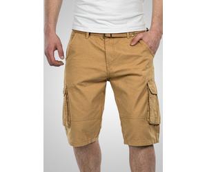 Cargoshorts ALESSANDRO SALVARINI "ASNico", Herren, Gr. W32, Normalgrößen, beige, Obermaterial: 100% Baumwolle, Hosen, inklusive passendem Gürtel (42794362-32) beige