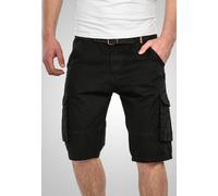 Cargoshorts ALESSANDRO SALVARINI "ASNico", Herren, Gr. W34, Normalgrößen, schwarz, Obermaterial: 100% Baumwolle, Hosen, inklusive passendem Gürtel (84302848-34) schwarz