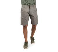 Cargoshorts BLEND "BHBarni", Herren, Gr. L, US-Größen, granite, Web, 97% Baumwolle, 3% Elasthan, unifarben, regular fit normal, Hosen, Stilvolle Cargo Shorts mit Taschen (23106308-L) granite