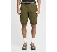 Cargoshorts BLEND "BHBrian", Herren, Gr. S, US-Größen, martini olive, Web, 98% Baumwolle, 2% Elasthan, unifarben, regular fit kurz, Hosen, Stilvolle Cargo Shorts mit Taschen und Gürtel (62209334-S) ma