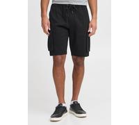 Cargoshorts BLEND "BHMBHKVALLE", Herren, Gr. M, US-Größen, schwarz, 99% Baumwolle, 1% Elasthan, unifarben, Basic, normal knielang, Hosen, Lässige Cargo-Shorts mit Taschen (82227300-M) schwarz
