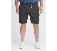 Cargoshorts BLEND "BHSiello Big & Tall", Herren, Gr. 6XL, US-Größen, ebony, Web, 98% Baumwolle, 2% Elasthan, unifarben, regular fit kurz, Hosen, Stilvolle Cargo Shorts mit Taschen (25994840-6XL) ebony