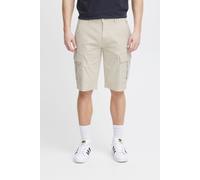 Cargoshorts BLEND "BHWoven", Herren, Gr. L, US-Größen, grau (oyster gray), Web, 98% Baumwolle, 2% Elasthan, unifarben, regular fit kniefrei, Hosen, Lässige Cargo-Shorts mit Taschen (71246042-L) oyster
