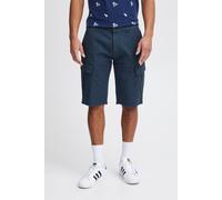 Cargoshorts BLEND "BHWoven", Herren, Gr. XXL, US-Größen, marineblaus, Web, 98% Baumwolle, 2% Elasthan, unifarben, regular fit kniefrei, Hosen, Lässige Cargo-Shorts mit Taschen (22004102-XXL) marinebla