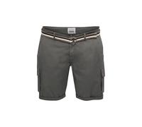 Cargoshorts BLEND "Cargoshorts BHBrian Big & Tall", Herren, Gr. 5XL, N-Gr, grau (smoked pearl), Obermaterial: 97% Baumwolle CO. 3% Elasthan EL., Hosen (33556729-5XL) smoked pearl