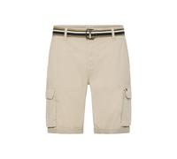 Cargoshorts BLEND "Cargoshorts BHBrian", Herren, Gr. L, N-Gr, beige (oatmeal), Obermaterial: 98% Baumwolle CO. 2% Elasthan EL., Hosen (59665562-L) oatmeal