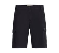 Cargoshorts BLEND "BHTiam", Herren, Gr. XL, US-Größen, schwarz, Web, 98% Baumwolle, 2% Elasthan, unifarben, normal kniefrei, Hosen, Lässige Cargo-Shorts mit Taschen (82516266-XL) schwarz