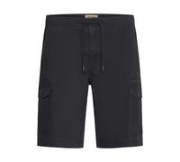 Cargoshorts BLEND "BHTinal", Herren, Gr. M, US-Größen, schwarz, Web, 98% Baumwolle, 2% Elasthan, unifarben, normal kurz, Hosen, Lässige Cargo-Shorts mit Taschen (60610346-M) schwarz