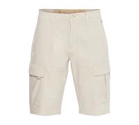 Cargoshorts BLEND "BHWoven", Herren, Gr. L, US-Größen, grau (oyster gray), Web, 98% Baumwolle, 2% Elasthan, unifarben, regular fit kniefrei, Hosen, Lässige Cargo-Shorts mit Taschen (71246042-L) oyster
