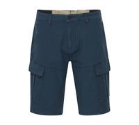 Cargoshorts BLEND "BHWoven", Herren, Gr. M, US-Größen, blau (marineblaus), Web, 98% Baumwolle, 2% Elasthan, unifarben, regular fit kniefrei, Hosen, Lässige Cargo-Shorts mit Taschen (22004102-M) marine