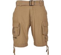 sommerliche Brandit Herren Shorts mit Baumwolle Beige XL