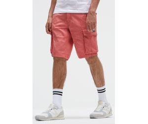 Cargoshorts CAMP DAVID, Herren, Gr. 3XL, Normalgrößen, wild salmon, Web, Material: 100% Baumwolle, unifarben, regular fit knielang, Hosen, aus Baumwolle (49215458-XXXL) wild salmon
