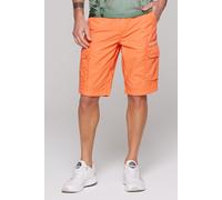 Cargoshorts CAMP DAVID, Herren, Gr. S, Normalgrößen, orange, Web, Material: 100% Baumwolle, unifarben, regular fit knielang, Hosen, aus Baumwolle (78844810-S) orange