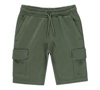 Cargoshorts CARS JEANS "Kids REDUSH SW Short", Jungen, Gr. 8 (122), N-Gr, grün (army), Web, Obermaterial: 100% Baumwolle, unifarben, regular fit, Hosen (50587223-8) army