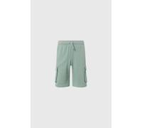 Cargoshorts CHAMPION "COLLEGE Terry Shorts Logo", Mädchen, Gr. L (152/158), N-Gr, ige, Obermaterial: 82% Baumwolle, 18% Polyester, Hosen, Cargoshorts, mit Cargotaschen, aus Baumwolle und Polyester (60