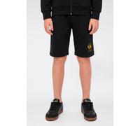 Cargoshorts CHAMPION "Graphic Bermuda", Jungen, Gr. L (152/158), N-Gr, schwarz (nbk), Obermaterial: 100% Baumwolle, Hosen, mit praktischen Taschen, aus Baumwolle (62992800-L) nbk