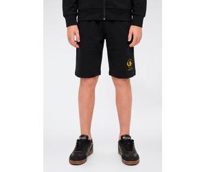 Cargoshorts CHAMPION "Graphic Bermuda", Jungen, Gr. L (152/158), N-Gr, schwarz (nbk), Obermaterial: 100% Baumwolle, Hosen, mit praktischen Taschen, aus Baumwolle (62992800-L) nbk