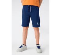 Cargoshorts CHAMPION "Graphic Bermuda", Jungen, Gr. XL (164/170), N-Gr, nava, Obermaterial: 100% Baumwolle, Hosen Cargoshorts, aus Baumwolle, mit praktischen Taschen, sportlicher Stil, Topseller (3410