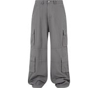 Cargoshorts DEF "DEF Herren DEF Cargohosen", Herren, Gr. 34, Normalgrößen, grau, 100% Baumwolle, unifarben, loose fit, Hosen (77123341-34) grau
