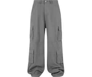 Cargoshorts DEF "DEF Herren DEF Cargohosen", Herren, Gr. 34, Normalgrößen, grau, 100% Baumwolle, unifarben, loose fit, Hosen (77123341-34) grau