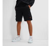 Cargoshorts ELLESSE "BULLSEYE CARGO SHORT", Herren, Gr. XL, N-Gr, schwarz, Twill, Obermaterial: 95% Polyamid, 5% Elasthan, unifarben, regular fit, Hosen, mit vielen Reißverschlusstaschen (28117712-XL)