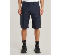 Cargoshorts G-STAR "Core Regular Cargo Short", Herren, Gr. 31, N-Gr, blau (salute), Web, Obermaterial: 100% Baumwolle, unifarben, casual, regular fit ca. Mitte Knie, Hosen, mit innenliegener Kordel (8