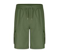 Cargoshorts Herren Sommer Für Herren Elastischer Bund Leichte Arbeitsshorts Lässige Sommerhose Bermuda Shorts Kurze Hosen Herren-Shorts Schwarze Hose Große Größen Kurz Cargohosen Cargohose Grün S