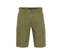 Indicode IDMosato Herren Cargo Shorts aus Leinenmix Bermuda Kurze Hose, Größe:L, Farbe:Dark Olive (644)