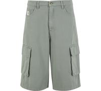 Cargoshorts KARL KANI "Karl Kani Og Baggy Twill Shorts", Herren, Gr. M, US-Größen, grau (grün), 100% Baumwolle, relaxed fit, Hosen (43497214-M) grün