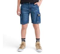 Cargoshorts LEVI'S KIDS "DENIM CARGO SHORTS", Jungen, Gr. 14 (164), N-Gr, tumbleweed, Denim/Jeans, Obermaterial: 100% Baumwolle, unifarben, regular fit ca. Mitte Oberschenkel, Hosen, mit Cargo Taschen