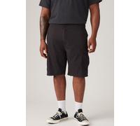 Cargoshorts LEVI'S PLUS, Herren, Gr. 48, N-Gr, schwarz (meteorite), Web, Obermaterial: 100% Baumwolle, bequem knielang, Hosen, Sommerhose (11410820-48) meteorite