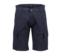 Cargoshorts LINDBERGH "Lindbergh Cargo-Shorts", Herren, Gr. XL, blau (navy), Obermaterial: 98% Baumwolle, 2% Elasthan, relaxed fit, Hosen (70648303-XL) navy